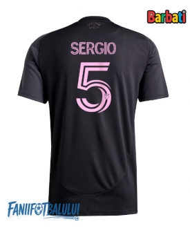 Inter Miami Sergio Busquets #5 Tricou Fotbal Replică 2025-26 Barbati Deplasare